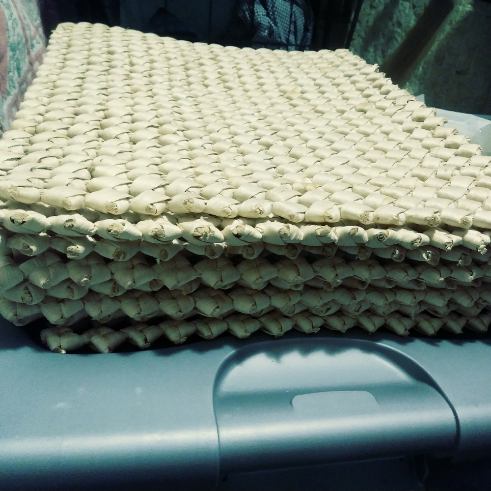 CUSTOM 7 NATURAL WICKER TABLE MATS,ALL NEW!,NICE GIFT.🎁 🐕